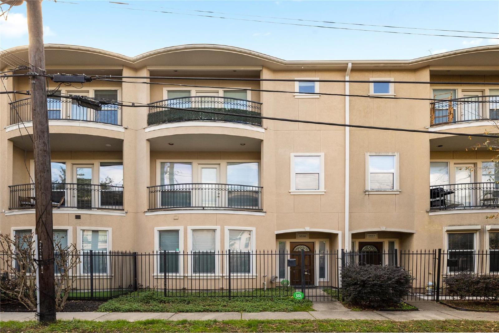 3-Story Townhome in Midtown – 3BR/3.5BA with Private Balconies property image